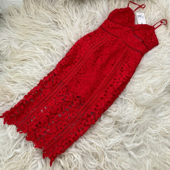 BARDOT ROXY LACE PARTY COCKTAIL DRESS - Picture 4 of 9